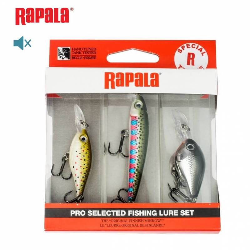 Rapala Kit Truite Ultra Light 3 Poissons Nageurs RA8914001